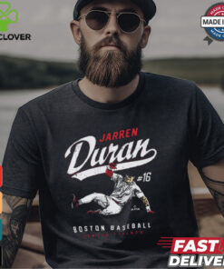 Jarren Duran #16 MLB Boston Red Sox Baseball Slide Center Fielder t shirt