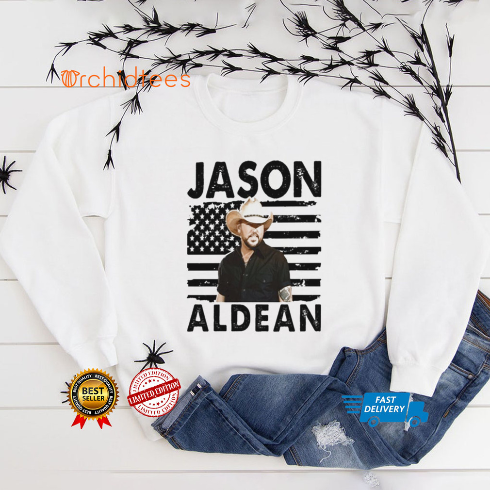 Jason Aldean American flag shirt