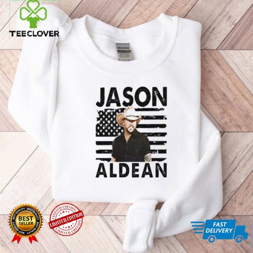 Jason Aldean American flag shirt
