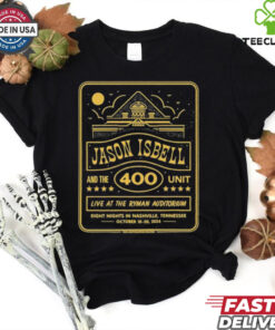 Jason Isbell 400 Unit Tour Nashville, TN October 10 2024 T Shirt