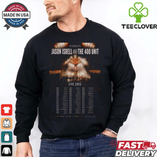 Jason Isbell And The 400 Unit Austin, TX Apr 5 2025 Live T Shirts