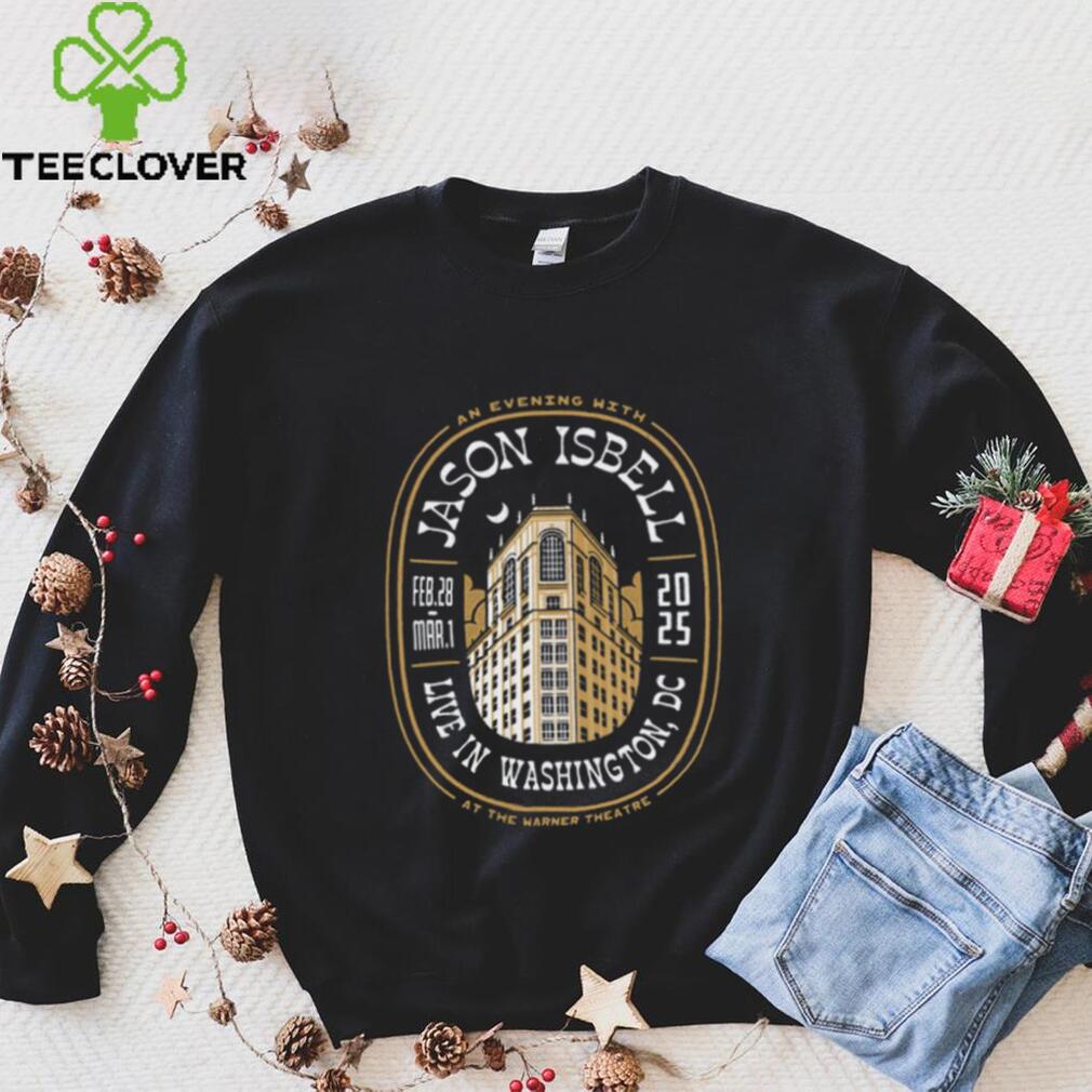 Jason Isbell The Warner Theatre Washington DC 3 1 2025 T Shirt Jason Isbell The Warner Theatre Washington DC 3 1 2025 T Shirt