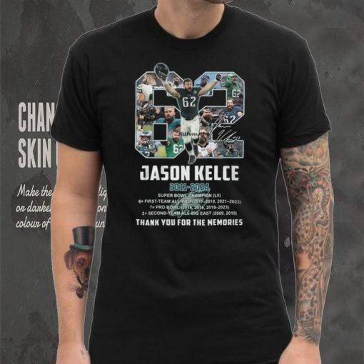 Jason Kelce 2011 2024 Thanks You For The Memories Shirt