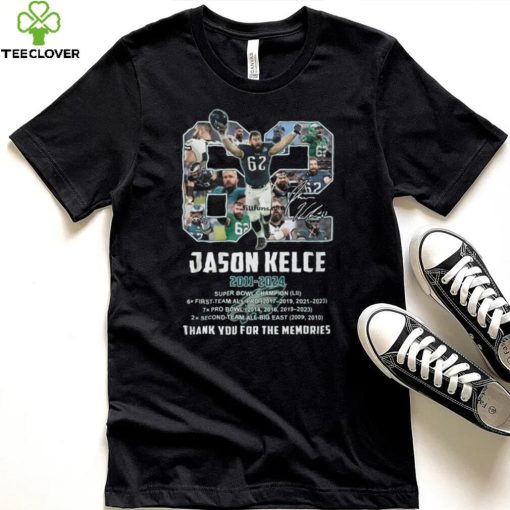 Jason Kelce 2011 2024 Thanks You For The Memories Shirt