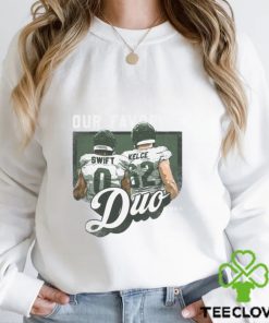 Jason Kelce & D'Andre Swift Philadelphia Favorite Duo WHT Shirt 3 Jason Kelce & D'Andre Swift Philadelphia Favorite Duo WHT Shirt