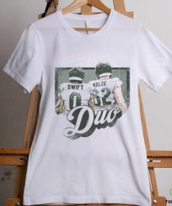 Jason Kelce & D'Andre Swift Philadelphia Favorite Duo WHT shirt 2 Jason Kelce & D'Andre Swift Philadelphia Favorite Duo WHT shirt