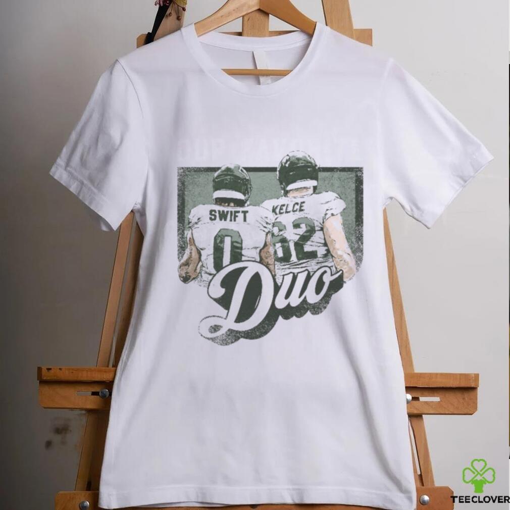 Jason Kelce & D’Andre Swift Philadelphia Favorite Duo WHT shirt Jason Kelce & D’Andre Swift Philadelphia Favorite Duo WHT shirt