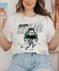 Jason Kelce Philadelphia Eagles Signature Cartoon Shirt