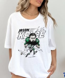 Jason Kelce Philadelphia Eagles Signature Cartoon Shirt