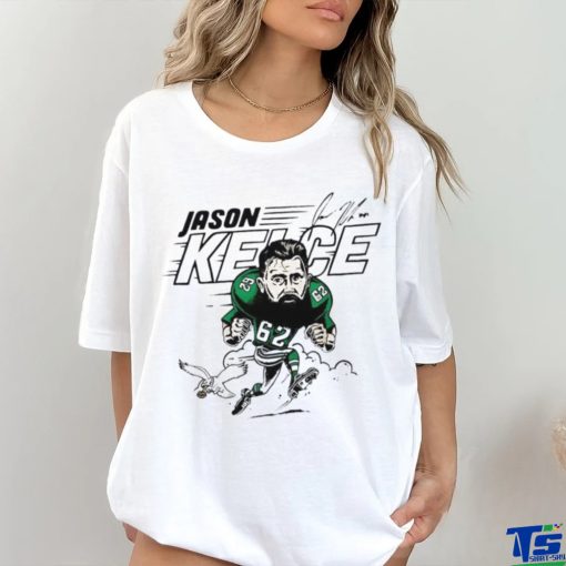 Jason Kelce Philadelphia Eagles Signature Cartoon Shirt