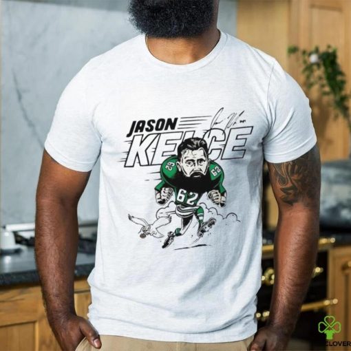 Jason Kelce Philadelphia Eagles Signature Cartoon Shirt