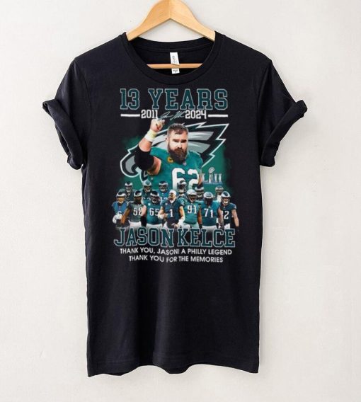 Jason Kelce Thank You Jason A Philly Legend Thank You For The Memories Shirt
