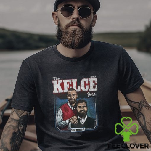 Jason Kelce & Travis Kelce The Kelce Bros WHT SHIRT