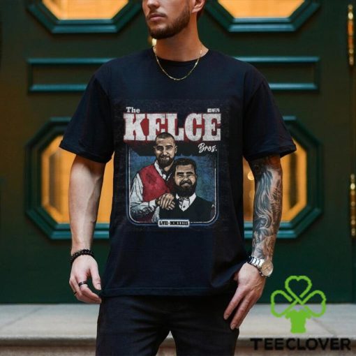 Jason Kelce & Travis Kelce The Kelce Bros WHT SHIRT