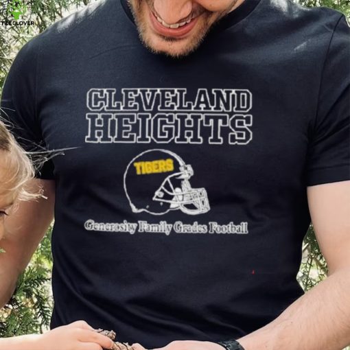 Jason Kelce Wearing Cleveland Heights Generosity Family Grades Football T Shirt