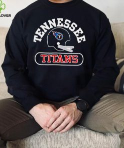 Jason Mccourty wearing Tennessee Titans helmet shirt
