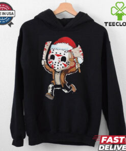 Jason Myers Friday The 13th Santa Merry Christmas Tee Shirt