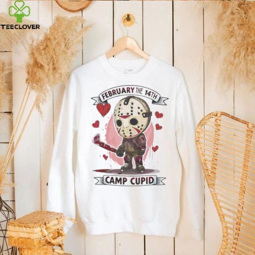 Jason Voorhees February the 14th camp Cupid Valentine’s hoodie, sweater, longsleeve, shirt v-neck, t-shirt