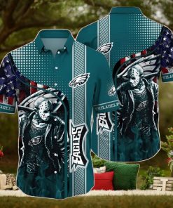 Jason Voorhees NFL Philadelphia Eagles Hawaiian Shirt