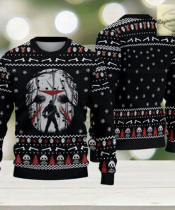 Jason Voorhees Ugly Sweater, Jason Voorhees Christmas Sweater, Horror Movie Holiday Sweater, Ugly Sweater Shirt, Xmas Sweater