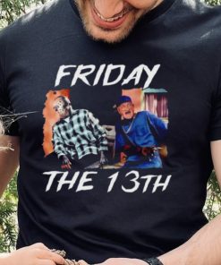 Jason Voorhees and Freddy Krueger Friday halloween 13th shirt