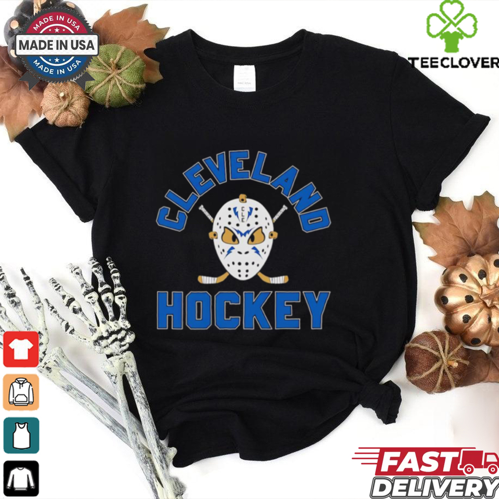 Jason Voorhees mask Cleveland hockey shirt Jason Voorhees mask Cleveland hockey shirt