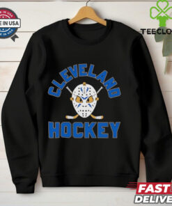 Jason Voorhees mask Cleveland hockey shirt