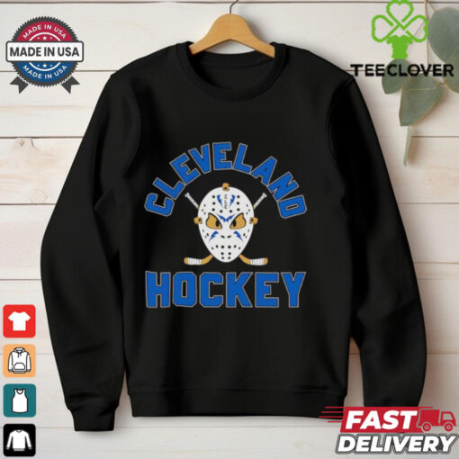 Jason Voorhees mask Cleveland hockey shirt