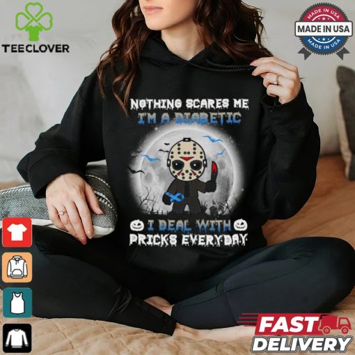Jason Voorhees nothing scares Me I’m a diabetic I deal with pricks everyday Halloween 2024 Shirt
