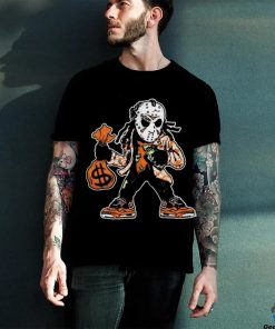 Jason Voorhees wear jordan 5 and holding money bag vector shirt