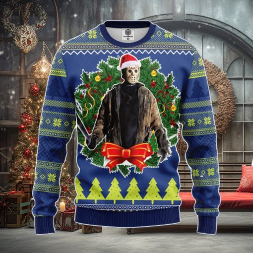 Jason Woorhees Amazing Gift Ugly Christmas 3D Sweater Christmas Gift For Men And Women