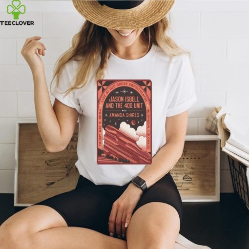 Jason isbell and the 400 unit tour 2024 morrison co poster shirt