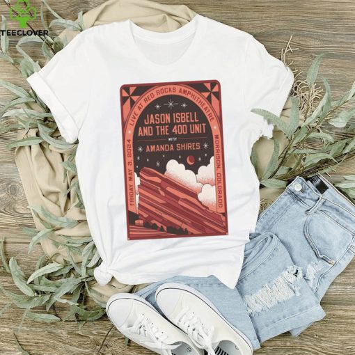 Jason isbell and the 400 unit tour 2024 morrison co poster shirt