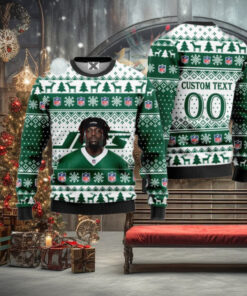 Javon Kinlaw New York Jets Custom Christmas Sweater