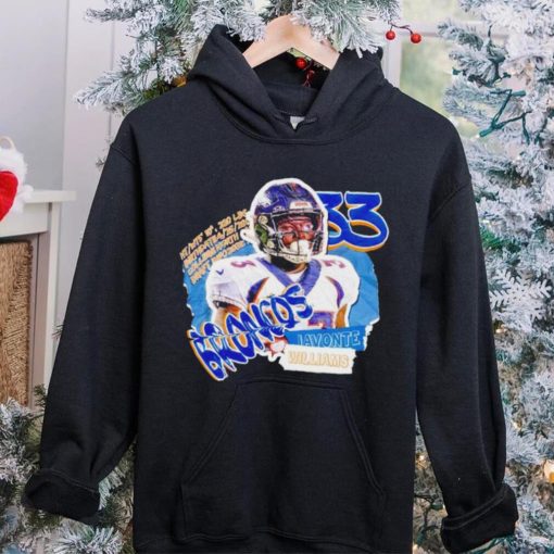 Javonte Williams Denver Broncos superstar hoodie, sweater, longsleeve, shirt v-neck, t-shirt