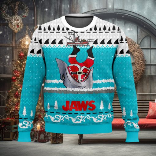 Jaws Christmas Ugly Sweater