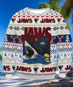 Jaws Christmas Ugly Wool Knitted Sweater