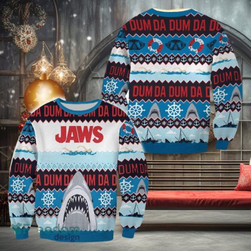 Jaws Ugly Christmas Sweater