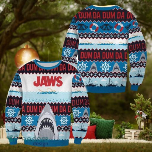Jaws Ugly Christmas Sweater