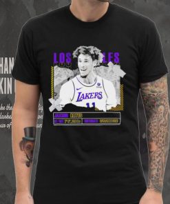 Jaxson Hayes Los Angeles Lakers basketball player information paper shirt