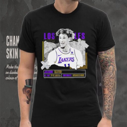 Jaxson Hayes Los Angeles Lakers basketball player information paper hoodie, sweater, longsleeve, shirt v-neck, t-shirt