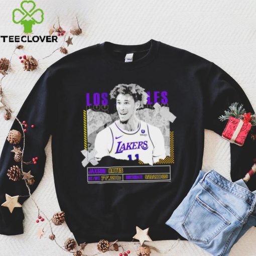 Jaxson Hayes Los Angeles Lakers basketball player information paper hoodie, sweater, longsleeve, shirt v-neck, t-shirt