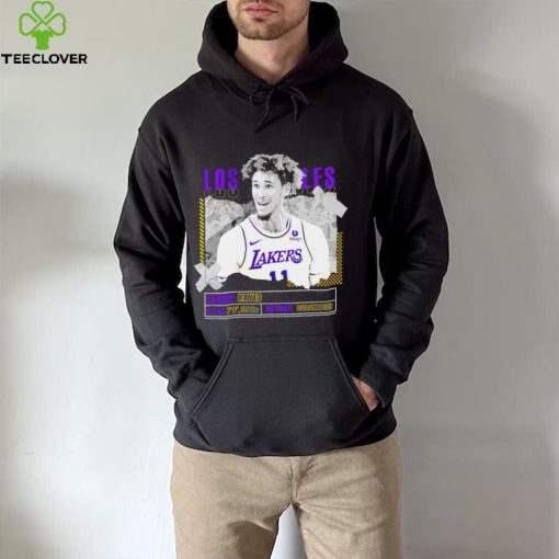 Jaxson Hayes Los Angeles Lakers basketball player information paper hoodie, sweater, longsleeve, shirt v-neck, t-shirt