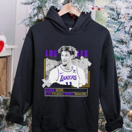 Jaxson Hayes Los Angeles Lakers basketball player information paper hoodie, sweater, longsleeve, shirt v-neck, t-shirt