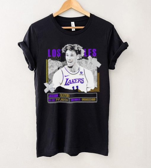 Jaxson Hayes Los Angeles Lakers basketball player information paper hoodie, sweater, longsleeve, shirt v-neck, t-shirt