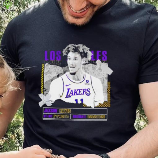 Jaxson Hayes Los Angeles Lakers basketball player information paper hoodie, sweater, longsleeve, shirt v-neck, t-shirt