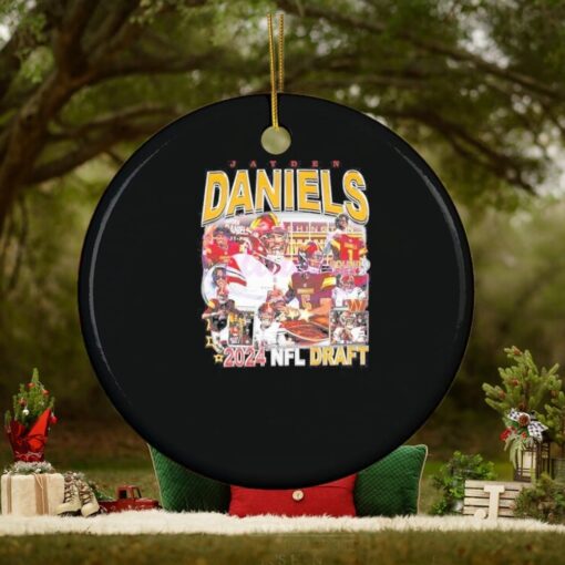 Jayden Daniels Commanders Football 2024 NFL Draft Ornament