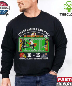 Jayden Daniels Hail Mary Commanders 18 Bears 15 score shirt 3 Jayden Daniels Hail Mary Commanders 18 Bears 15 score shirt