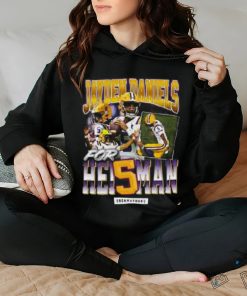 Jayden Daniels Heisman Dreams X Dreamathon Vintage Two Sides T Shirt