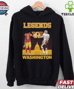 Jayden Daniels X Mark Rypien Washington Commanders Legends Signatures T shirts